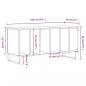 Preview: Plattenschrank Sonoma-Eiche 100x38x48 cm Holzwerkstoff