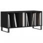 Preview: Plattenschrank Schwarz 100x38x48 cm Holzwerkstoff