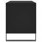 Preview: Plattenschrank Schwarz 100x38x48 cm Holzwerkstoff