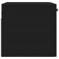 Preview: Wandschrank Schwarz 60x36,5x35 cm Holzwerkstoff