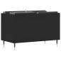 Preview: Plattenschrank Schwarz 74,5x38x48 cm Holzwerkstoff