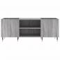 Preview: Plattenschrank Grau Sonoma 121x38x48 cm Holzwerkstoff