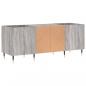 Preview: Plattenschrank Grau Sonoma 121x38x48 cm Holzwerkstoff