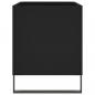 Preview: Plattenschrank Schwarz 74,5x38x48 cm Holzwerkstoff