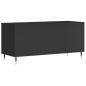 Preview: Plattenschrank Schwarz 100x38x48 cm Holzwerkstoff