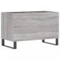 Preview: Plattenschrank Grau Sonoma 74,5x38x48 cm Holzwerkstoff