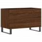 Preview: Plattenschrank Braun Eichen-Optik 74,5x38x48 cm Holzwerkstoff