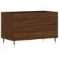 Preview: Plattenschrank Braun Eichen-Optik 74,5x38x48 cm Holzwerkstoff