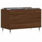 Preview: Plattenschrank Braun Eichen-Optik 74,5x38x48 cm Holzwerkstoff