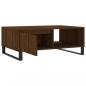 Preview: Couchtisch Braun Eichen-Optik 90x60x35 cm Holzwerkstoff