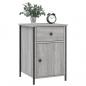 Preview: Nachttische 2 Stk. Grau Sonoma 40x42x60 cm Holzwerkstoff