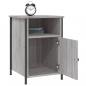 Preview: Nachttische 2 Stk. Grau Sonoma 40x42x60 cm Holzwerkstoff