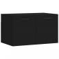 Preview: Wandschrank Schwarz 60x36,5x35 cm Holzwerkstoff