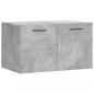 Preview: Wandschrank Betongrau 60x36,5x35 cm Holzwerkstoff