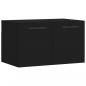 Preview: Wandschrank Schwarz 60x36,5x35 cm Holzwerkstoff