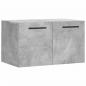 Preview: Wandschrank Betongrau 60x36,5x35 cm Holzwerkstoff