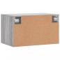 Preview: Wandschrank Grau Sonoma 60x36,5x35 cm Holzwerkstoff