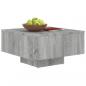 Preview: Couchtisch Grau Sonoma 60x60x31,5 cm Holzwerkstoff