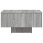 Preview: Couchtisch Grau Sonoma 60x60x31,5 cm Holzwerkstoff