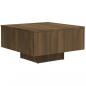 Preview: Couchtisch Braun Eichen-Optik 60x60x31,5 cm Holzwerkstoff