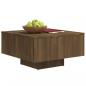 Preview: Couchtisch Braun Eichen-Optik 60x60x31,5 cm Holzwerkstoff