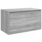 Preview: Flurbank 80x40x45 cm Grau Sonoma Holzwerkstoff