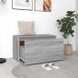 Preview: Flurbank 80x40x45 cm Grau Sonoma Holzwerkstoff