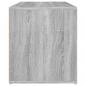 Preview: Flurbank 80x40x45 cm Grau Sonoma Holzwerkstoff