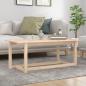 Preview: ARDEBO.de - Couchtisch 110x55x45 cm Massivholz Kiefer