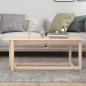 Preview: Couchtisch 110x55x45 cm Massivholz Kiefer