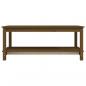 Preview: Couchtisch Honigbraun 110x55x45 cm Massivholz Kiefer