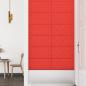 Preview: Wandpaneele 12 Stk. Rot 60x30 cm Kunstleder 2,16 m²