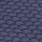 Preview: Teppich Rechteckig Marineblau 120x180 cm Baumwolle