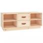 Preview: TV-Schrank 100x34x40 cm Massivholz Kiefer