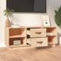 Preview: TV-Schrank 100x34x40 cm Massivholz Kiefer