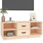 Preview: TV-Schrank 100x34x40 cm Massivholz Kiefer