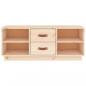 Preview: TV-Schrank 100x34x40 cm Massivholz Kiefer