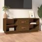 Preview: ARDEBO.de - TV-Schrank Honigbraun 100x34x40 cm Massivholz Kiefer