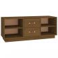 Preview: TV-Schrank Honigbraun 100x34x40 cm Massivholz Kiefer