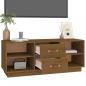 Preview: TV-Schrank Honigbraun 100x34x40 cm Massivholz Kiefer