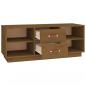 Preview: TV-Schrank Honigbraun 100x34x40 cm Massivholz Kiefer