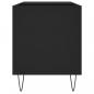 Preview: Plattenschrank Schwarz 85x38x48 cm Holzwerkstoff