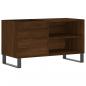 Preview: Plattenschrank Braun Eichen-Optik 85x38x48 cm Holzwerkstoff