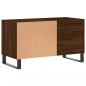 Preview: Plattenschrank Braun Eichen-Optik 85x38x48 cm Holzwerkstoff