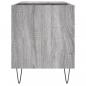 Preview: Plattenschrank Grau Sonoma 85x38x48 cm Holzwerkstoff