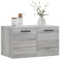 Preview: Wandschrank Grau Sonoma 60x36,5x35 cm Holzwerkstoff