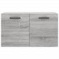 Preview: Wandschrank Grau Sonoma 60x36,5x35 cm Holzwerkstoff