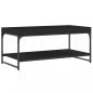 Preview: Couchtisch Schwarz 100x49x45 cm Holzwerkstoff