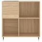 Preview: Plattenschrank Sonoma-Eiche 84,5x38x89 cm Holzwerkstoff