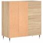 Preview: Plattenschrank Sonoma-Eiche 84,5x38x89 cm Holzwerkstoff